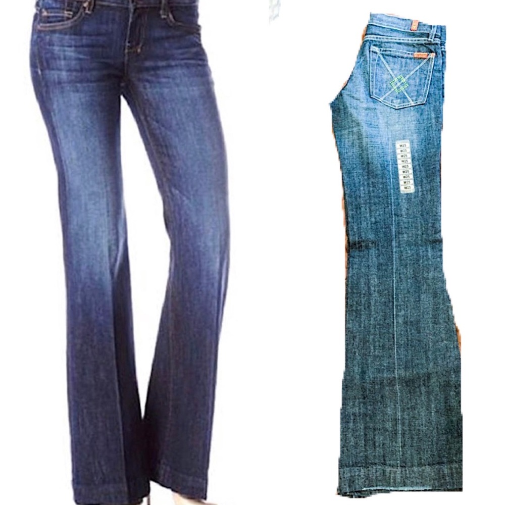 7 for all Mankind Dojo Jeans w/Swarovski, size 25